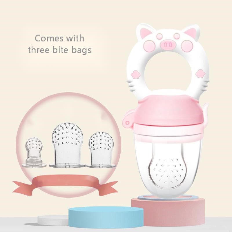 Alimentador de frutas para Bebe seguro y facil de usar