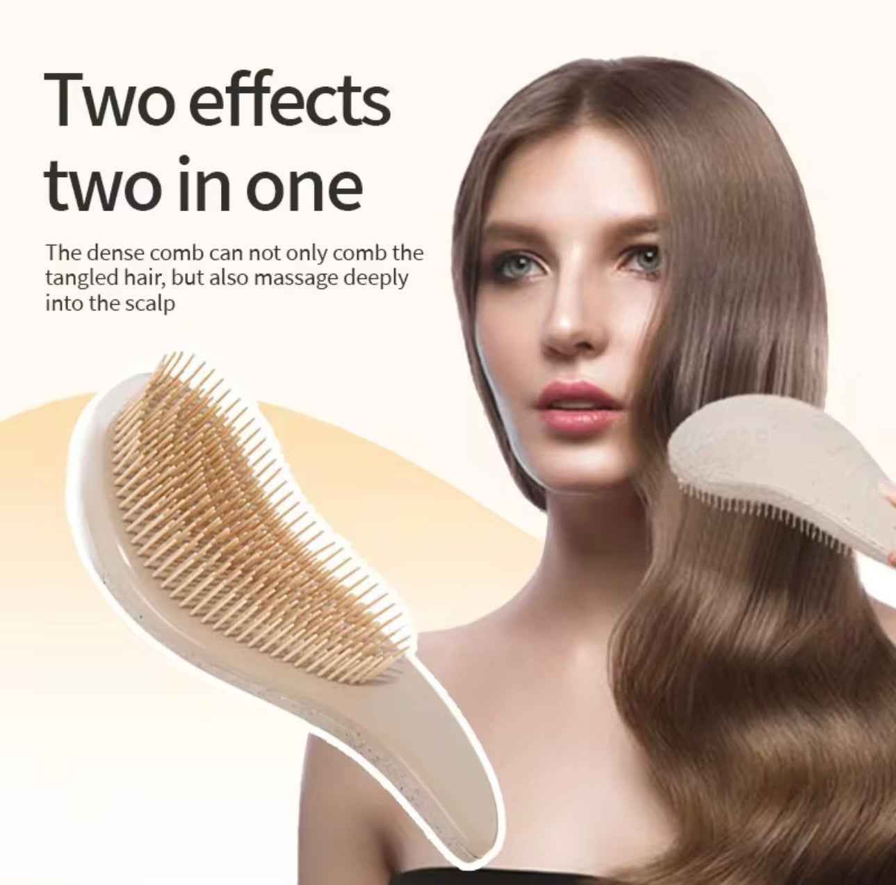 Cepillo Desenredante CurlyEase™ – Sin Tirones, Sin Frizz
