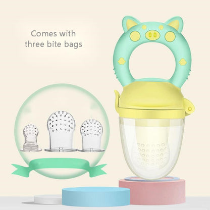 Alimentador de frutas para Bebe seguro y facil de usar