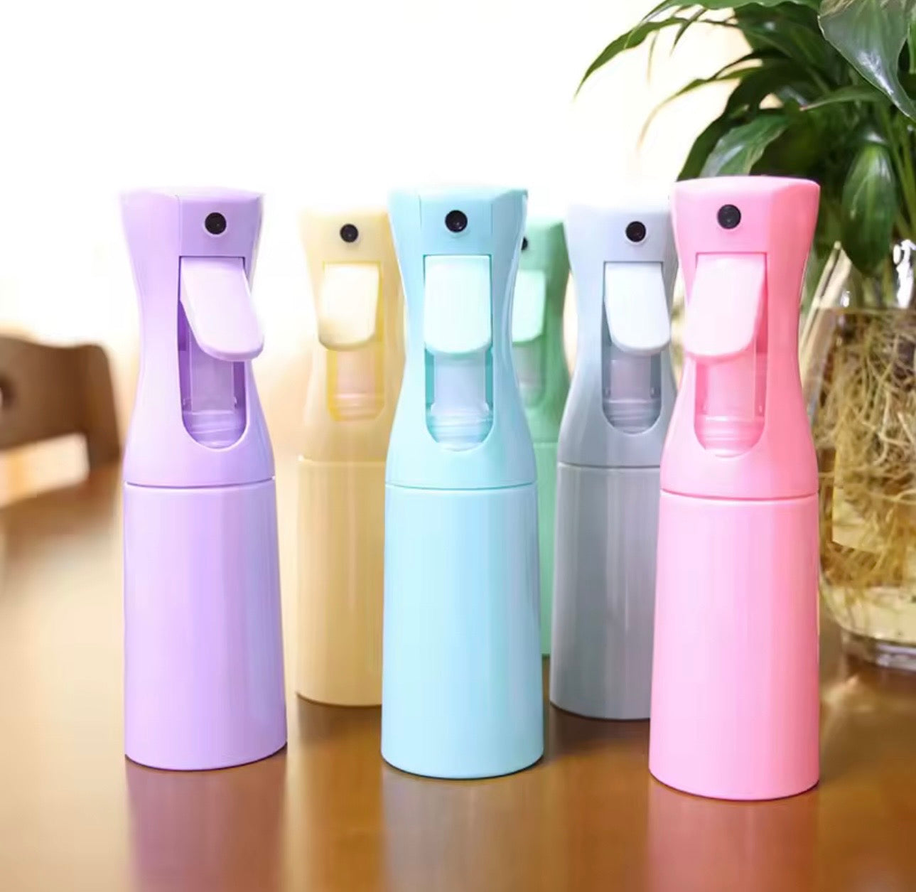 Atomizador Continuo Premium PinkCurly™ – Spray para Rizos y Peinados