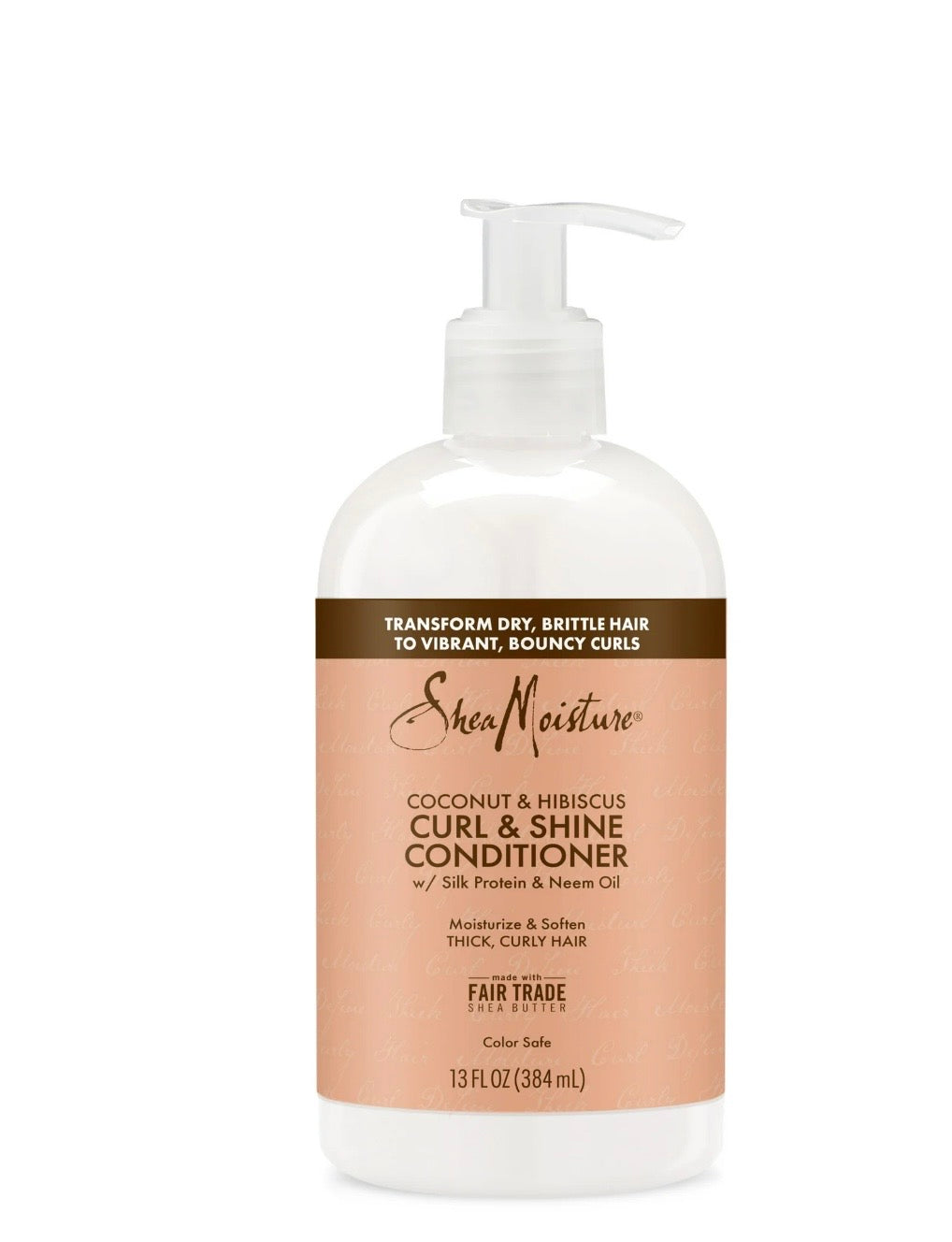 Shea Moisture Coconut & Hibiscus Curl & Shine Duo – Shampoo + Acondicionador para Rizos Definidos e Hidratados