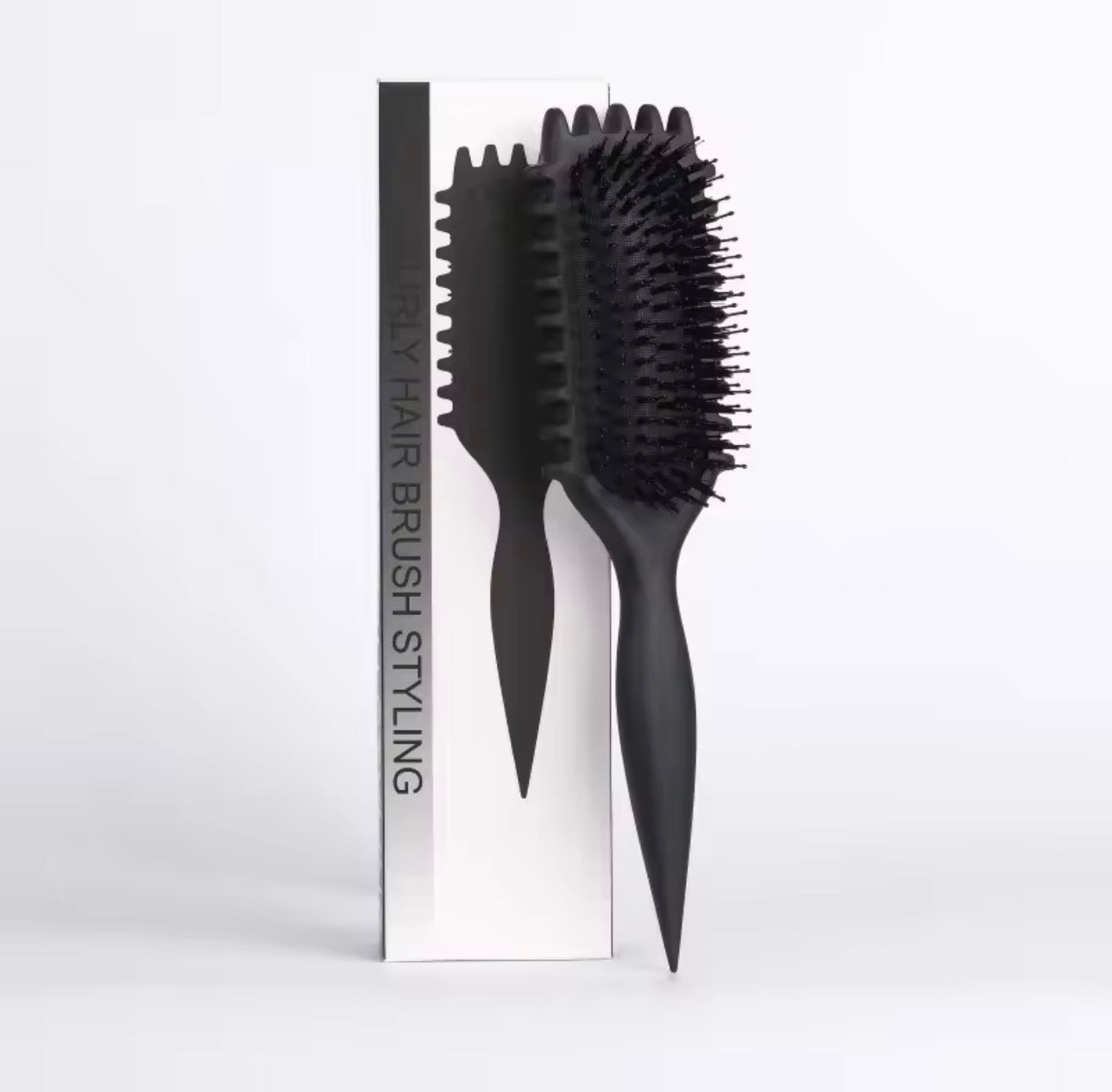 Cepillo Definidor para Rizos PinkCurly™ – Definición Profesional y Control del Frizz