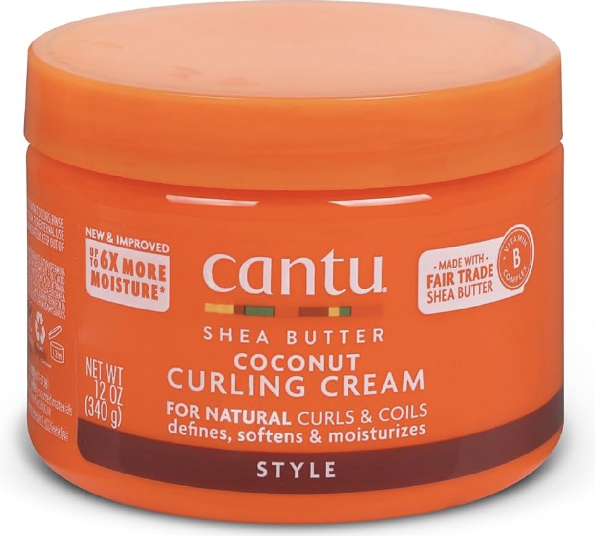 Cantu Shea Butter Coconut Curling Cream – Crema Definidora para Rizos Naturales