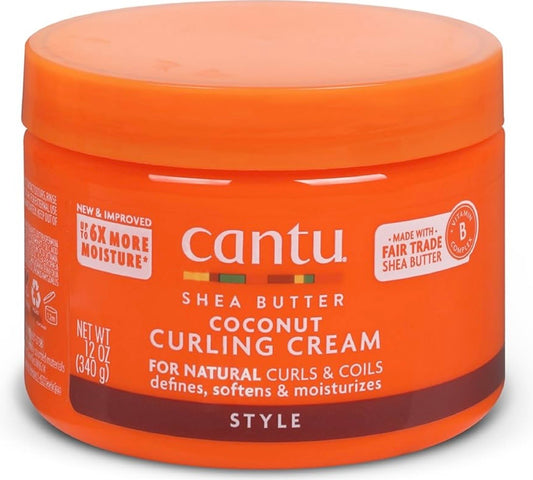 Cantu Shea Butter Coconut Curling Cream – Crema Definidora para Rizos Naturales
