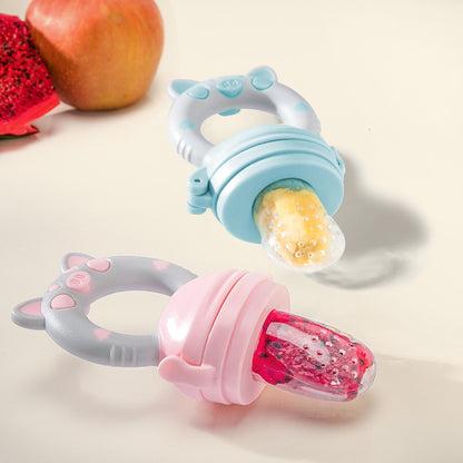 Alimentador de frutas para Bebe seguro y facil de usar