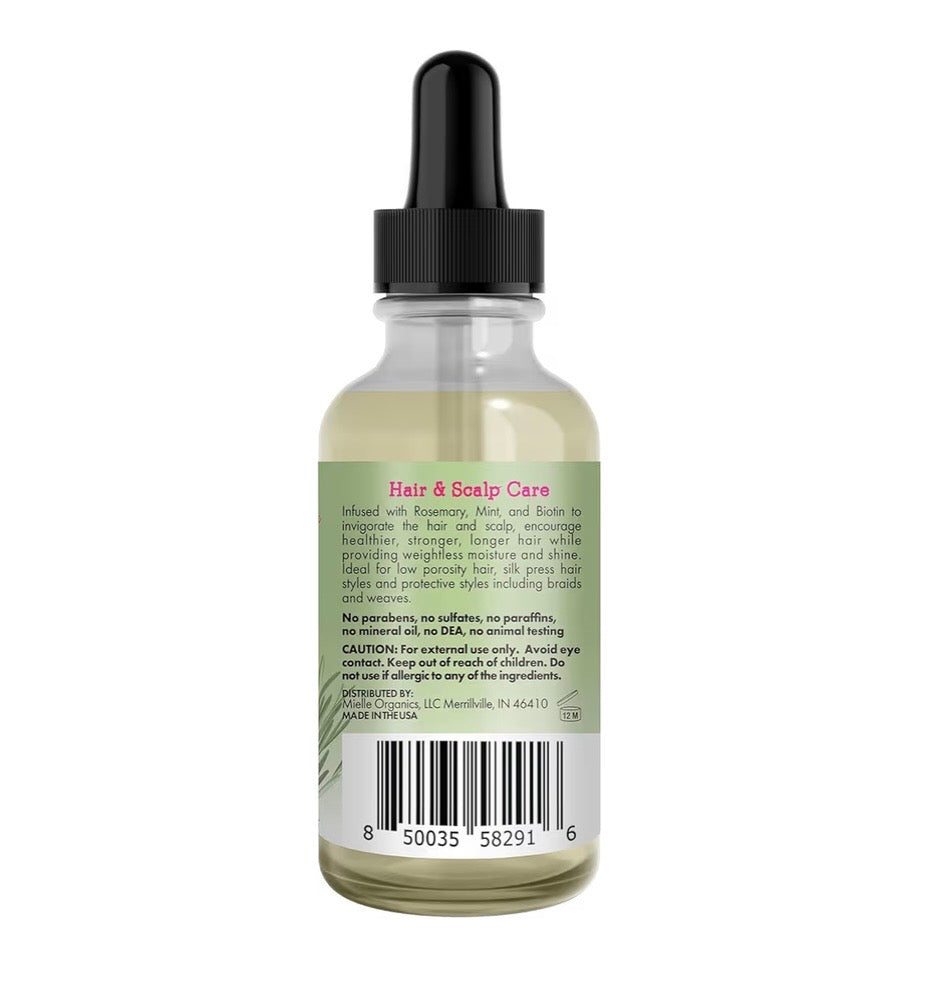 Mielle Rosemary Mint Light Scalp & Hair Strengthening Oil – Aceite Capilar Ligero con Romero y Menta