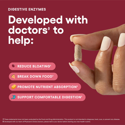 Pinknest Digestive Harmony™ – Enzimas Digestivas con Prebióticos y Probióticos