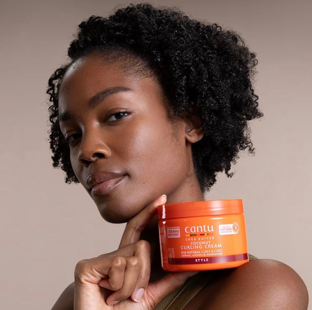 Cantu Shea Butter Coconut Curling Cream – Crema Definidora para Rizos Naturales