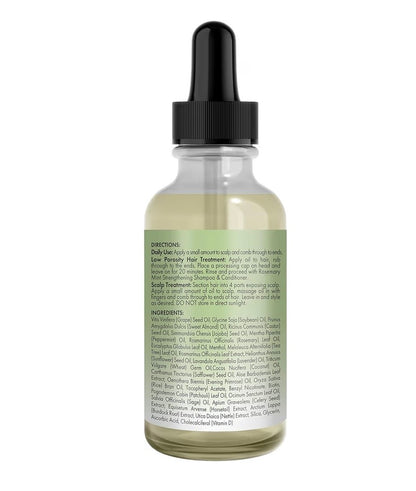 Mielle Rosemary Mint Light Scalp & Hair Strengthening Oil – Aceite Capilar Ligero con Romero y Menta