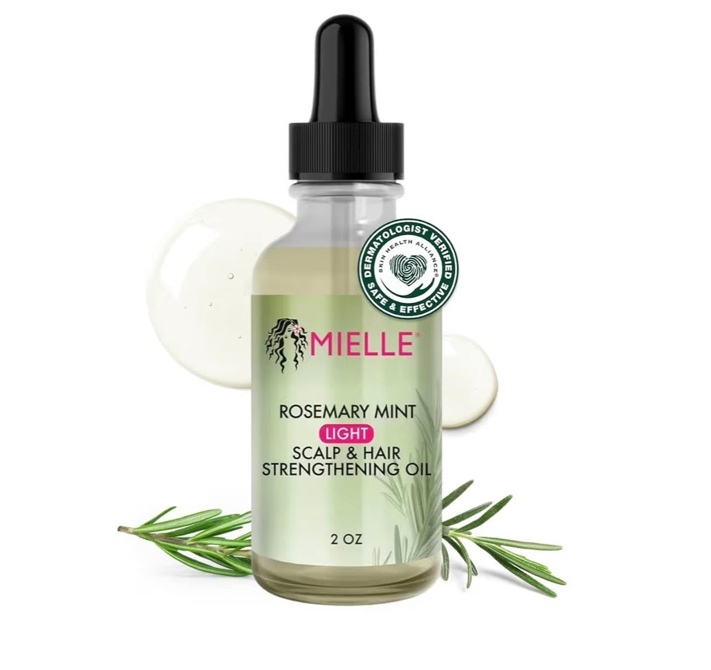 Mielle Rosemary Mint Light Scalp & Hair Strengthening Oil – Aceite Capilar Ligero con Romero y Menta