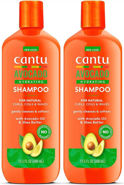 Cantu Avocado Hydrating Shampoo & Conditioner Duo – Hidratación y Suavidad para Rizos