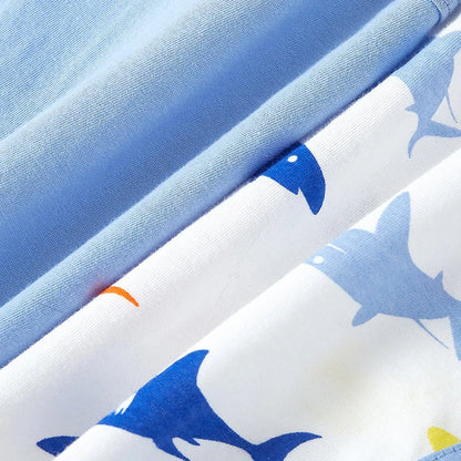 Conjunto de ropa de 2 piezas con chaleco y pantalones cortos, pijamas de León de dibujos animados, chándal informal de algodón para niños  de 1 a 6 años