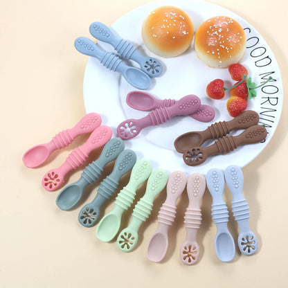 Plato de comedor de silicona con ventosa para bebé, juego de cuchara de arroz, platos bonitos de dibujos animados para niños, vajilla para bebé con cara sonriente, cuenco Retro para chico